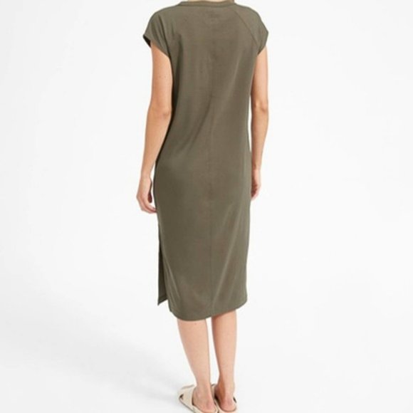🍃 Fall Ready 🍃 Everlane Olive Midi Dress - Picture 2 of 3